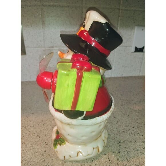 Christmas Light Up Musical LED Ornament Battery -  Snowman - Picture 5 of 10